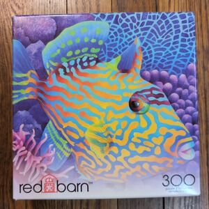 Red Barn Tropical Fish 300 Piece Jigsaw Puzzle Carolyn Steele 52013 NEW SEALED